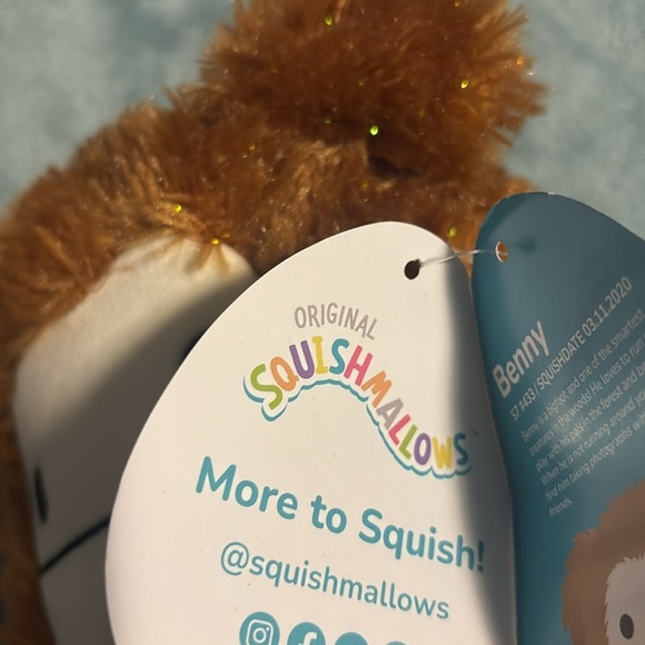 NWT 7” Benny the Bigfoot Squishmallow - Picture 7 of 7